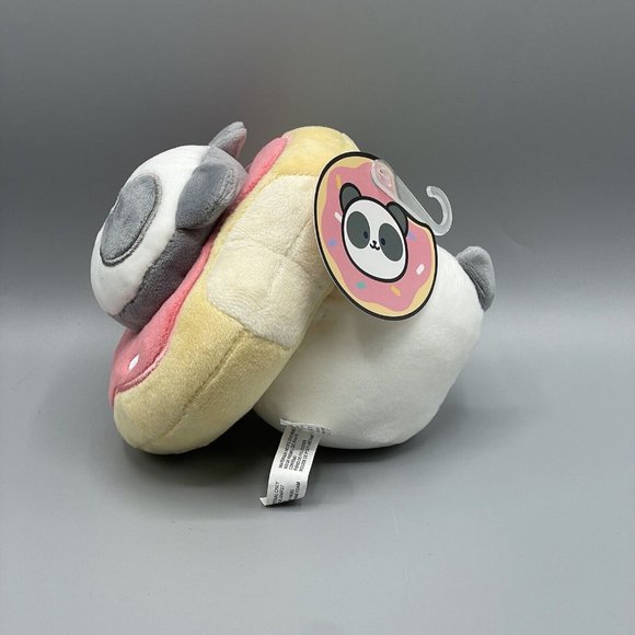 Anirollz Pandaroll Mochi Donut Plush The Curious Foodie 6" NEW - Picture 2 of 8